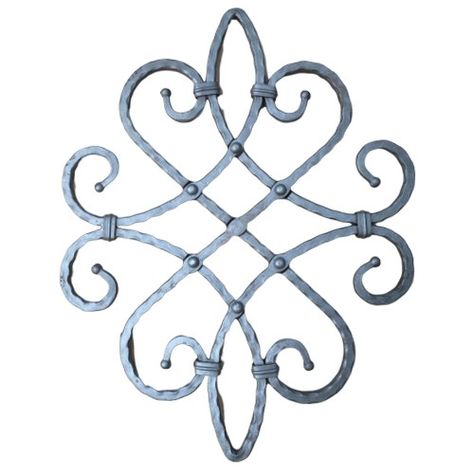 SIMEN METAL™ 13.018.03 Ornamental Wrought Iron Panels For Gate Fence and Staircase Sacred Rage, Iron Fence Design, Contrast Tattoo, Iron Ornaments, Rose Belt, Wrought Iron Accessories, Staircase Art, Gate Fence, Outdoor Panels