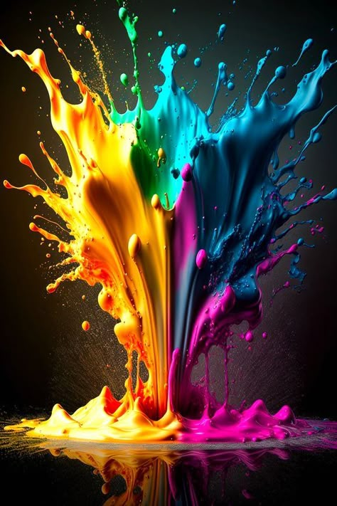 Color Splash Art, Swimming In The Ocean, Holi Colors, Color Splash Photography, Colourful Wallpaper Iphone, Android Wallpaper Art, Amoled Wallpapers, Social Media Marketing Manager, Abstract Wallpaper Backgrounds