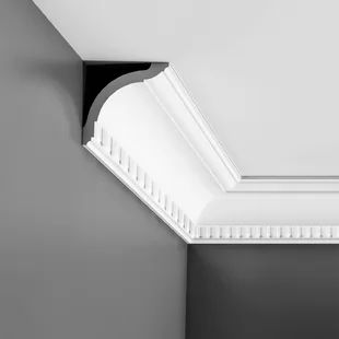 Ceiling Crown Molding & Millwork You'll Love in 2021 | Wayfair Simple Crown Molding Wall, Vintage Crown Molding, Thick Crown Molding, Wall Millwork, Easy Crown Molding, Cornices Ceiling, Wood Crown, Wood Crown Molding, Cornice Moulding