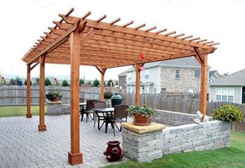 Collections | Page 2 Wood Pergola Kits, Free Standing Pergola, Pergola Diy, Building A Pergola, Pergola Attached To House, Wood Pergola, Pergola Garden, Wooden Pergola, Backyard Pergola