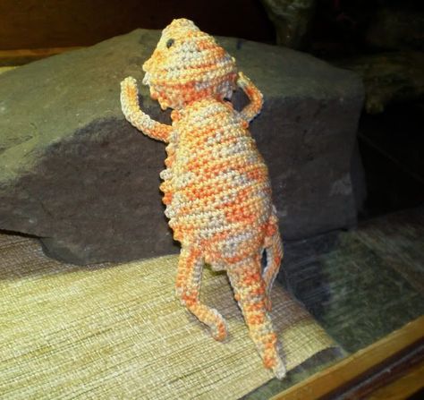 Crochet bearded dragon Crochet Bearded Dragon, Bearded Dragon Clothes, Crochet Beard, Bearded Dragon Diet, Baby Bearded Dragon, Bearded Dragon Cute, Bearded Dragon Care, Pet Dragon, Crochet Goodies