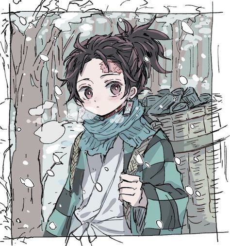 Cute Tanjiro, Tanjiro Fanart, Cartoon Characters Sketch, Kamado Tanjirou, Comedy Anime, Cartoon As Anime, Kamado Tanjiro, Demon King, Cartoon Icons