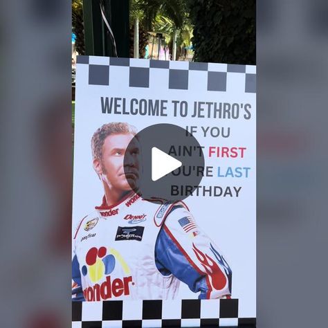 Ricky Bobby First Birthday Party, Ricky Bobby 1st Birthday Party, Ricky Bobby Birthday Party, Ricky Bobby First Birthday, Talladega Nights Birthday, Talladega Nights First Birthday, Talladega Nights, Twin Birthday Parties, Ricky Bobby