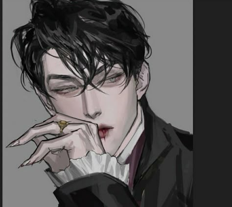 Male Vampire, Vampire Drawings, The Haircut, 얼굴 드로잉, Long To Short Hair, Pretty Drawings, Cute Art Styles, Male Art, Boy Art