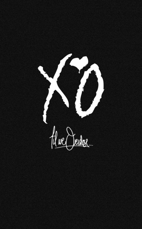 The Weeknd Signature, Xotwod Wallpapers, The Weeknd Logo Wallpaper, The Weekend Xo Tattoos, X’o Tattoo The Weeknd, The Weekend Tattoo Xo, Xo Logo The Weeknd Png, Xo Poster, Weeknd Trilogy