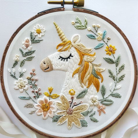 This enchanting design features a majestic unicorn surrounded by delicate floral accents. Perfect for adding a touch of whimsy to your stitching projects. Explore more delightful patterns in our store!

📍 Don't forget to visit our store for more amazing designs

🌟 Hashtags: #HandEmbroidery #EmbroideryDesign #DIYCrafts #CraftingCommunity #HandmadeCreations #StitchingInspiration #EmbroideryPatterns #ModernEmbroidery #UnicornEmbroidery #MagicalStitching Unicorn Embroidery Pattern Free, Embroidery Unicorn Pattern, Unicorn Embroidery Design, Embroidery Unicorn, Unicorn Embroidery, Embroidery Modern, Paper Quilling For Beginners, Cross Stitch Modern, Majestic Unicorn