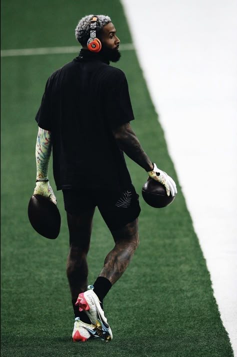 Odell Beckham Jr Aesthetic, Obj Wallpaper, Nfl Workout, Gym Drip, American Football Aesthetic, Nfl Aesthetic, Nfl Photography, Odel Beckham, Odell Beckham Jr Wallpapers