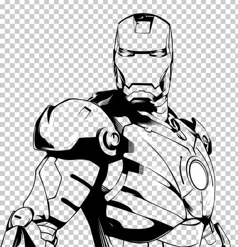 Iron Man Black And White, Iron Man Comic Art, Man Black And White, Iron Man Drawing, Superhero Silhouette, Artwork Black And White, Shadow Illustration, Drawing Line Art, Iron Man Comic