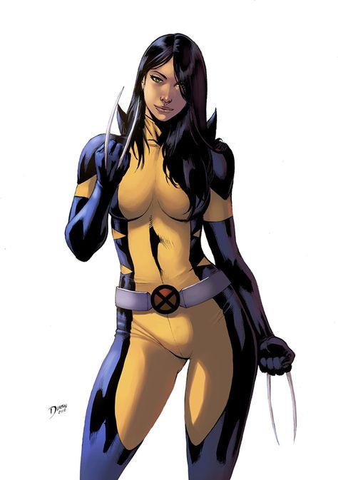 Wolverine, logicfun color on ArtStation at https://www.artstation.com/artwork/Xz13R X-23 Comic, All New Wolverine, Laura Kinney, Marvel Wolverine, The Wolverine, Yennefer Of Vengerberg, Wolverine Marvel, Bd Comics, Marvel Comic Character