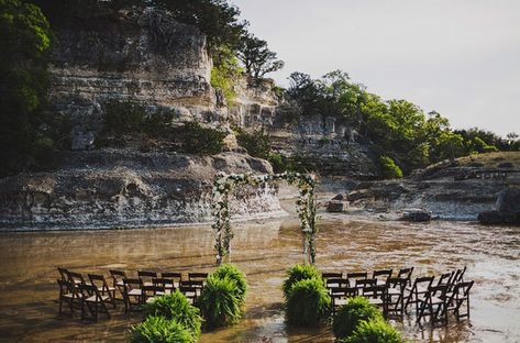 Unusual Wedding Venues, Unusual Weddings, Wedding Abroad, Ceremony Inspiration, Austin Wedding, Dreamy Wedding, Ceremony Decorations, Outdoor Ceremony, Wedding Locations