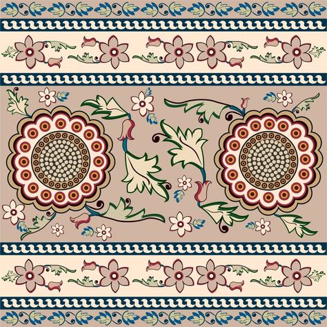 Daman Design, Flower Pattern Design Prints, Beautiful Live Wallpaper, Digital Border, Mughal Art Paintings, Mughal Art, Border Lace, Flower Drawing Design, Borders Design