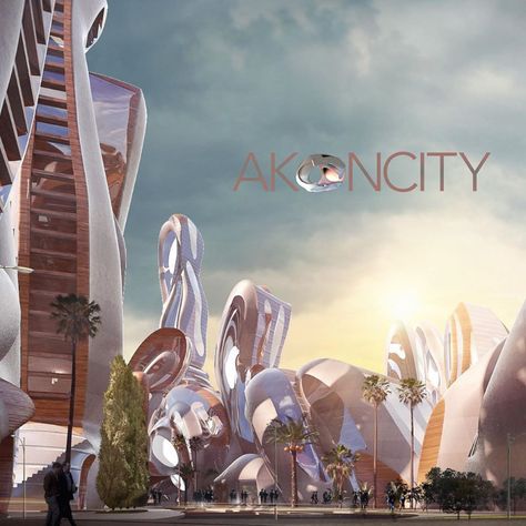 Akon City, Space Colony Concept, Holland Code, Galaxy Garrison, Voltron Lions, Africa Architecture, Cities In Africa, Solar City, Futuristic World