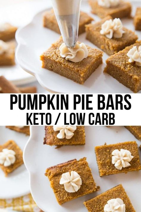 Grands Recipes, Spice Bars, Keto Favorites, Kasey Trenum, Keto Veggies, Low Carb Pumpkin Pie, Pumpkin Cream Cheese Pie, Keto Pumpkin Pie, Keto Treats