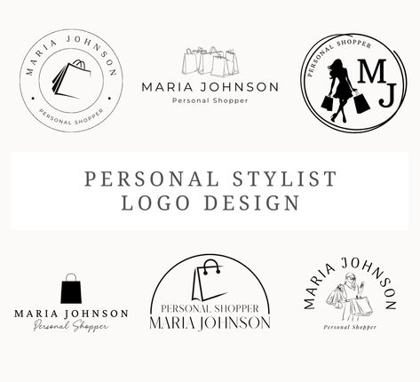 Personal Shopper Logo, Fashion Stylist Logo, Personal Stylist Logo, Logo Design Canva, Stylist Logo, Logo Event, Event Logo, Canva Pro, Download Fonts