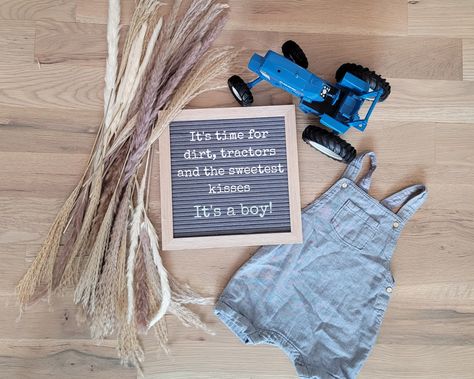 Excited to share the latest addition to my #etsy shop: It's a boy Gender Reveal pregnancy announcement | Tractor | Boy Gender Reveal social media facebook instagram | Baby Announcement https://etsy.me/3hRZ92I Gender Reveal Post, Boy Gender Announcement, Gender Reveal Social Media, Neutral Pregnancy Announcement, Fall Pregnancy Announcement, It's A Boy Announcement, Gender Reveal Announcement, Pregnancy Gender Reveal, Pregnancy Gender