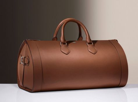 Cartier reveals new bags Cartier Bag, Mode Gossip Girl, Cartier Handbags, Leather Duffel Bag, Leather Weekender Bag, Leather Duffel, Leather Duffle Bag, Leather Duffle, Backpack Bag