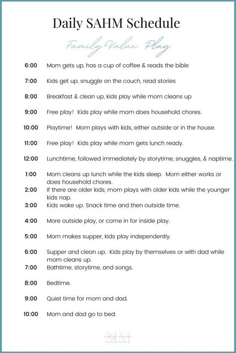 Sahm Schedule Daily Routines 2 Under 2, Sahm Schedule Daily Routines, Parent Schedule Daily Routines, Sahm Schedule Daily Routines Clean House, Toddler Daily Schedule Stay At Home, Sahm Toddler Schedule, Life Binder Printables, Sahm Schedule, Daily Routine Habits