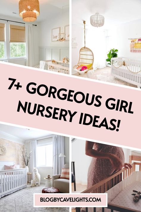 7 girl nursery ideas Girl Nursery Colors, Room Ideas For Girls, Nursery Room Ideas, Girl Nursery Ideas, Winter Table Decor, Heart Nursery, Calm Nursery, Girl Nursery Themes, Minimalist Nursery