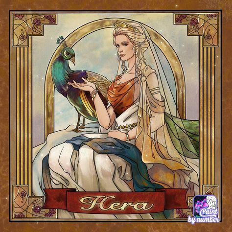 Hera Greek Goddess, Goddess Of Marriage, Hera Goddess, Greek Goddess Art, Empress Tarot Card, Zeus And Hera, Celtic Gods, Greek Mythology Gods, Roman Gods