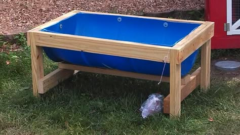 Water Trough For Goats, Diy Water Trough For Animals, Cow Feeding Trough, Livestock Wash Rack, Livestock Water Trough Ideas, Horse Water Trough Ideas, Diy Feed Trough, Goat Water Trough, Pig Water Trough