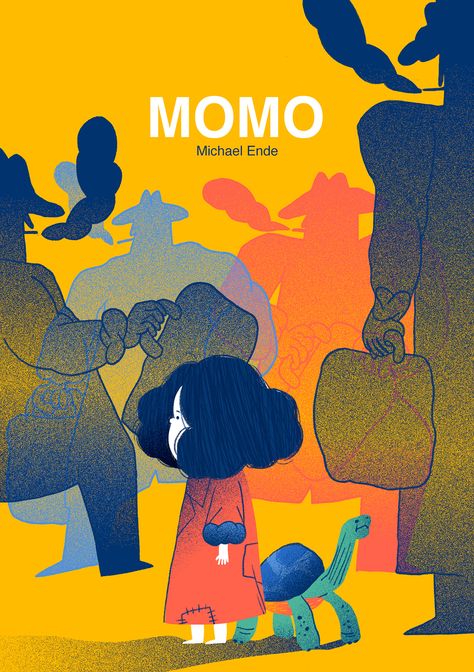 Momo book cover on Behance Genie Espinosa, Childrens Book Cover, Book Illustration Design, Book Cover Design Inspiration, Book Cover Illustration, Picture Books Illustration, Childrens Books Illustrations, Book Illustration Art, Cover Illustration