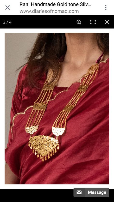 Gold Rani Haar, Rani Haar Gold, Rani Har, Jewellery Model, Jewellery Aesthetic, Azad Kashmir, Rani Haar, Antique Necklaces Design, New Gold Jewellery Designs