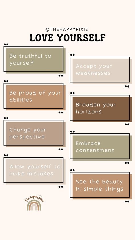 Ways to practice self love and love yourself more / #infographic #loveyourself #selflove #selflovetips #selflovepin #selfcarelove #selfcare #takecare #slowliving Ways To Practice Self Love, Practice Self Love, Love Yourself More, How To Love Yourself, Practicing Self Love, Confidence Boosters, How To Love, Girls Camp, Bettering Myself