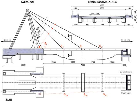 Modern Living Room Furniture Ideas, Floor Plans Modern, Bridge Engineering, Unique Chairs Design, Cable Stayed Bridge, Bridge Structure, Civil Engineering Construction, Bridge Construction, Plans Architecture