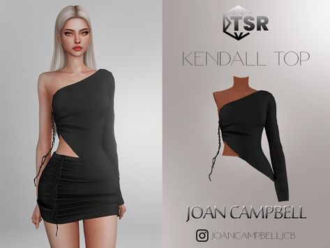 The Sims Resource - Kendall Top Sims 4 Women Tops, Sims 4 Resource Clothes, Sims 4 Cc Women Tops, Sims 4 Cc Everyday Clothes, Sims 4 Female Tops, The Sims 4 Cc Clothing For Women Tops, Sims4 Cc Tops, The Sims Resource Clothing, The Sims 4 Alpha Cc