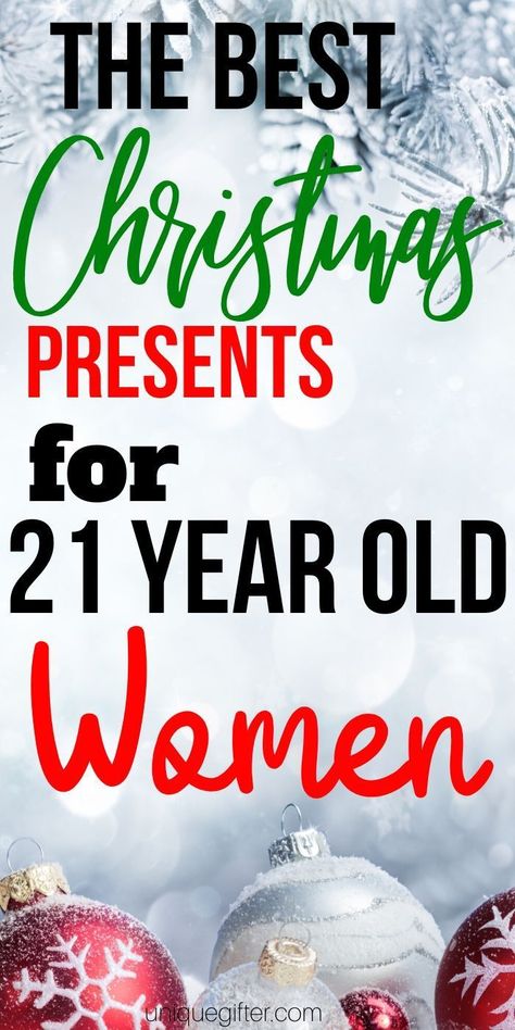 Christmas Gifts for 21-Year-Old Women | Christmas Gifts | 21-Year-Old Woman Gifts | Unique Gifts For Women | Creative Women Gifts | #gifts #giftguide #presents #women #twentyoneyearold #creative #uniquegifter Christmas Gifts For 21 Year Old Women, Christmas Gifts For Guys, 21 Year Old Girl, Cheap Stocking Stuffers, Stocking Stuffers For Adults, Unisex Christmas Gifts, Bosses Day Gifts, Gifts For Guys, Healthy Gift