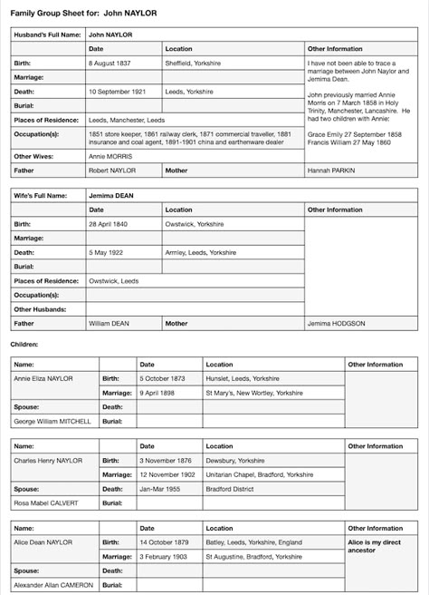 Free Fillable Family Group Sheet, 6 Generation Family Tree Template Free, Family Group Sheet Genealogy Free Printable, Family Tree Template Free Printables Genealogy Forms, Geneology Printables Free, Free Family Tree Template Printables, Geneology Forms Free Printable, Ancestry Printables, Family History Book Layout