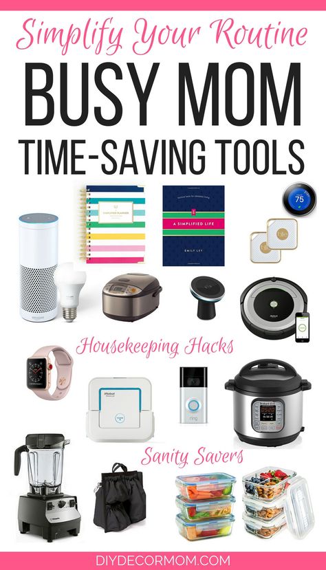 LOVE THIS! The best list of time saving tools for busy moms aka every mom who needs more time! Mom Organization, Mom Gadgets, Mom Hacks Baby, Mom Time Management, Wrap Around Tattoo, Working Mom Tips, Books For Moms, Organized Mom, Toddler Mom