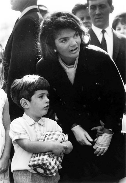 Jackie and John Jr. outside of Buckingham Palace Lee Bouvier, Jfk And Jackie, John Junior, Lee Radziwill, Jackie Onassis, John Fitzgerald, Jfk Jr, The Kennedys, John John