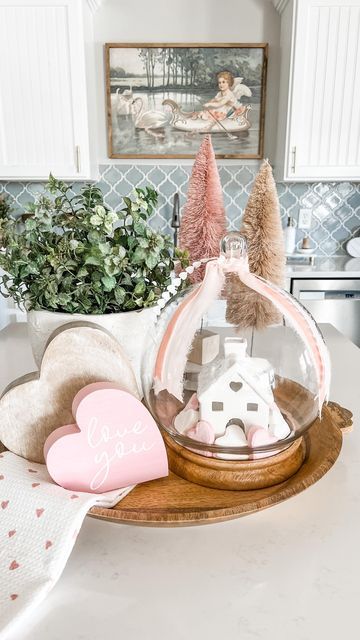 Valentine’s Day Centrepieces, Winter And Valentines Decor, Cozy Valentines Decor, Modern Farmhouse Valentines Decor, Winter Valentine Decor, Modern Valentines Decor, Classy Valentines Decor, Neutral Valentines Day Decor, Farmhouse Valentines Day Decor