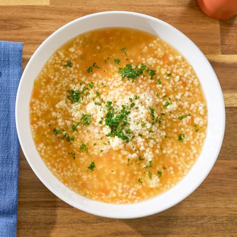 Classic Pastina Soup Recipe | Ronzoni Pasta® Pastina Pasta, Pastina Recipes, Pastina Soup, Oven Ready Lasagna, Comfy Food, Pasta Recipes Easy, Cowboy Beans, Pasta Varieties, Italian Dinner Party