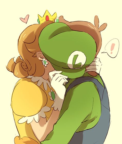 $#!+: Image Luigi And Daisy, Mario E Luigi, Mario Fan Art, Nintendo Princess, Nintendo Fan Art, Disney Princess Artwork, Princess Daisy, Daisy Wallpaper, Mario Games