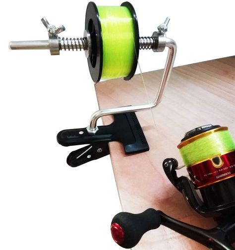 SLMOZKA Fishing Line Spooler Silver Reel Winder Spool Tackle Winder spooling Station Winding System Ultimate Line Fishing Line Spooler, Spool Holder, Fishing Tools, Fishing Line, Fishing Accessories, Suction Cup, Tools Accessories, Desk Chair, Dyson Vacuum