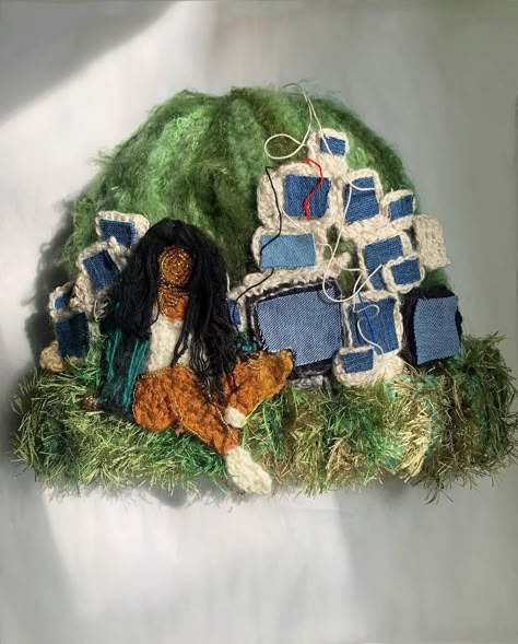 Ctrl 🧚🏽‍♂️📺 • • • #crochetinspiration #fiberart #szaedits #sza #ctrl #albumcoverart #albumcovers #beadingworks #crochetersofinstagram #hat #szaaesthetic #fiberartist Artists. Crocheters. Beads. Embroidery. Mixed-media. Crochet inspo. Bead art Artsy Crochet, Beading Crochet, Sza Ctrl, 80s Clothing, Rope Decor, Beads Embroidery, Knitting Aesthetic, Bright Fashion, Kawaii Crochet