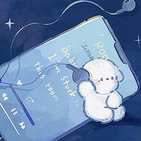 Cute Blue Kawaii Wallpapers, Blue Aesthetic Cute Icon, Cute Pfp Aesthetic Blue, 16pxl Blue, Cute Blue Widgets Aesthetic, Blue Notion Theme, Notion Pictures Blue, Blue Bunny Aesthetic, Cute Blue Things