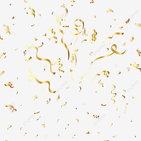 Carnival Elements, Birthday Blast, Gold And Black Background, People Faces, Celebration Background, Drawing People Faces, Gold Background, Gold Confetti, Vector Png