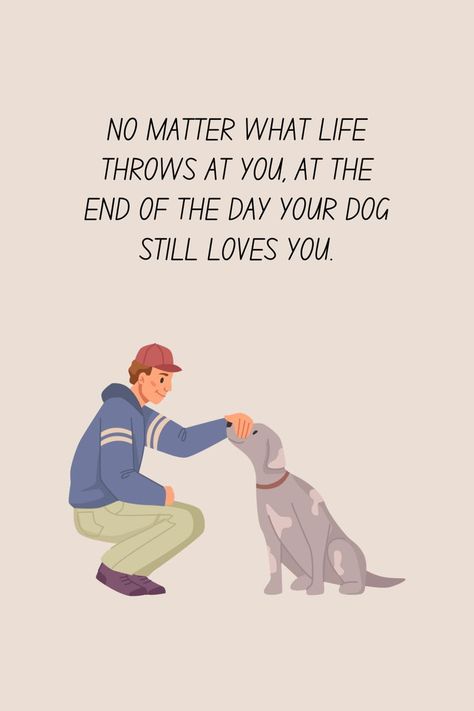 Your dog always loves you! ❤️ A Man And His Dog, Cosmetic Creative, I Have No One, Me And My Dog, Still Love You, Describe Me, Life Is Hard, Always Love You, Dog Dog