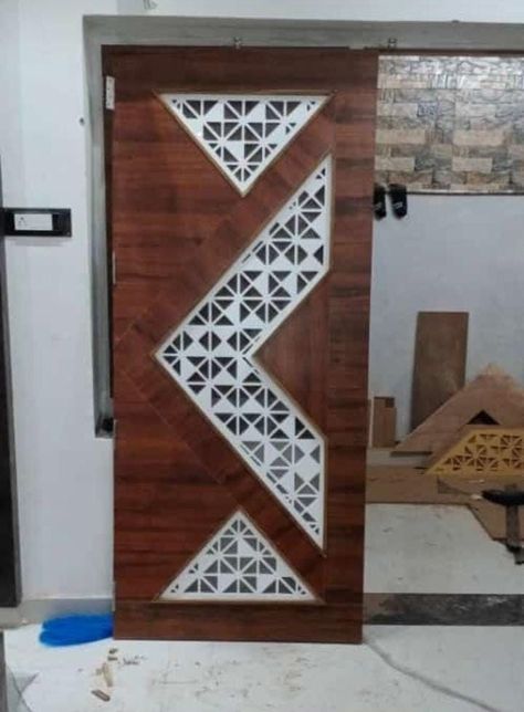 Door Mdf Jali Door Design Modern, Sunmica Door Designs, Jali Door Design, Tarsem Singh, Working Pictures, Creative Doors, Jali Door, Interior Design Kitchen Contemporary, Flush Door Design