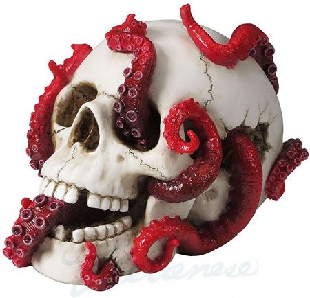 Abyss Lurks Within Skull Statue Skull Statue, Skull Crafts, Skull Painting, Decoration Originale, Skull Decor, Human Skull, A Skull, Figurative Sculpture, Skull And Bones