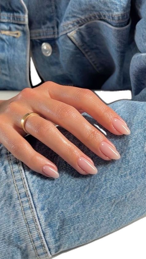 Kutek Disney, Manikur Kuku, Subtle Nails, Minimal Nails, Work Nails, Casual Nails, Classy Acrylic Nails, Soft Nails, Nagel Inspo