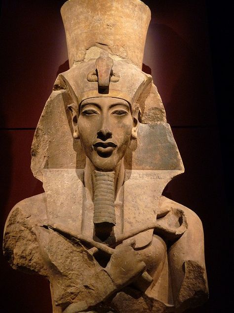 Akhenaten is one of the most famous pharaohs of Ancient Egypt. He is also known as Amenhotep IV. He ruled over Egypt for seventeen years during the 14th  century BC. He married Nefertiti at the beginning of his reign. #Egypt #EgyptHistory #Facts #Pharaohs #Akhenaten #Nefertiti #Tutankamun #Egyptology #Egyptologist #Culture #Civilization Ancient Egypt Pharaohs, Egypt Culture, Ancient Egypt History, Egyptian Kings, Egyptian Artifacts, Ancient Egypt Art, Egyptian Pharaohs, Egypt History, Egypt Art