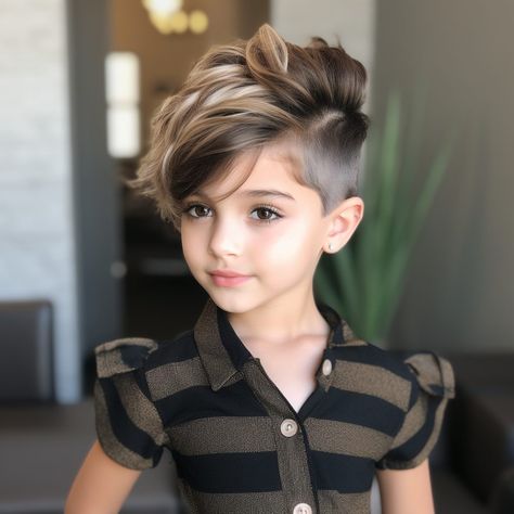 Kids Haircut For Girls Short, Short Girls Haircut Kids, Pixie Cut For Kids, Hair Accessories For Short Hair, Accessories For Short Hair, Hair Cut For Girls, Kids Short Haircuts, Elegant Short Hair, Short Hair For Kids