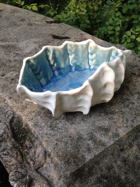 Seashell Pinch Pot, Nature Pinch Pot Ideas, Pinch Pot Ceramics, Pinch Pot Designs, Pinch Pot Ideas, Sea Ceramics, Pottery Pinch Pot, Pots Ideas, Ceramic Pinch Pots