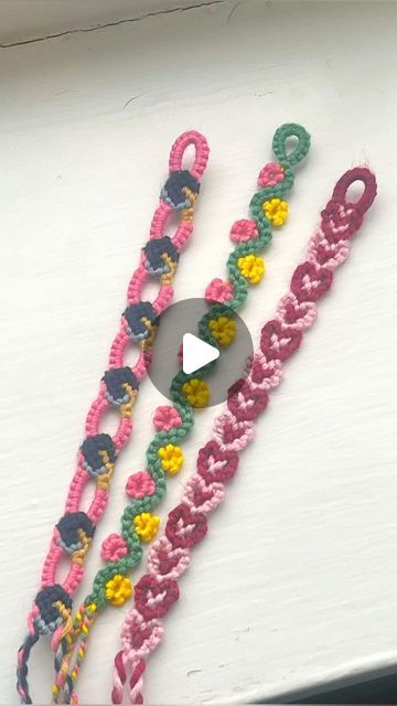 Embroidery Knot, Pink Bracelets, Graduation Hat, Bracelet Knots, Flowering Vines, Spring Vibes, Sneak Peak, Pink Bracelet, Wristbands