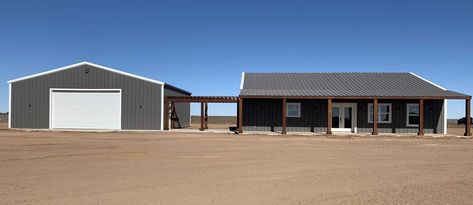 Country Home | Custom Barns And Construction Barn And House Combo, Metal Shop Houses, Shop Houses, Metal Building House Plans, Metal House Plans, Steel Building Homes, Metal Barn Homes, Barn Houses, Metal Building Home