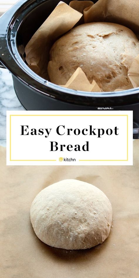 Easy Crockpot Bread, Bread In Crockpot, Crockpot Bread, Pot Bread, Crock Pot Bread, Slow Cooker Bread, Homemade Baked Bread, Bread Maker Recipes, Make Bread